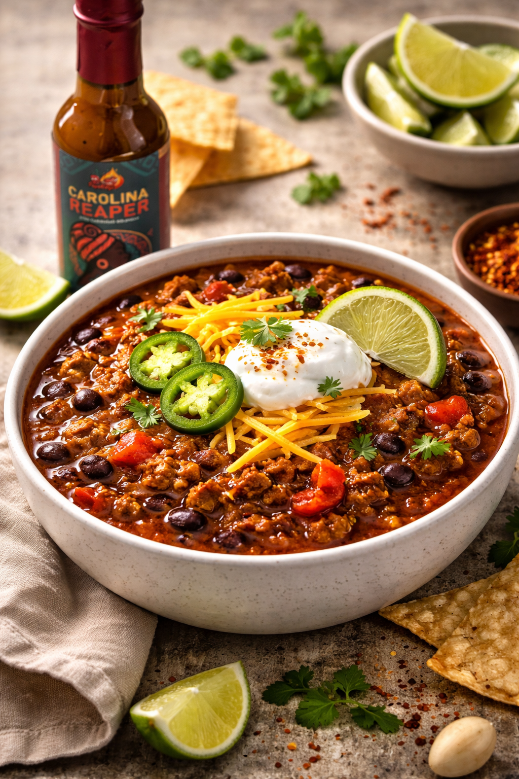 The Hottest Chili I’ve Ever Made (But It’s Actually Delicious)